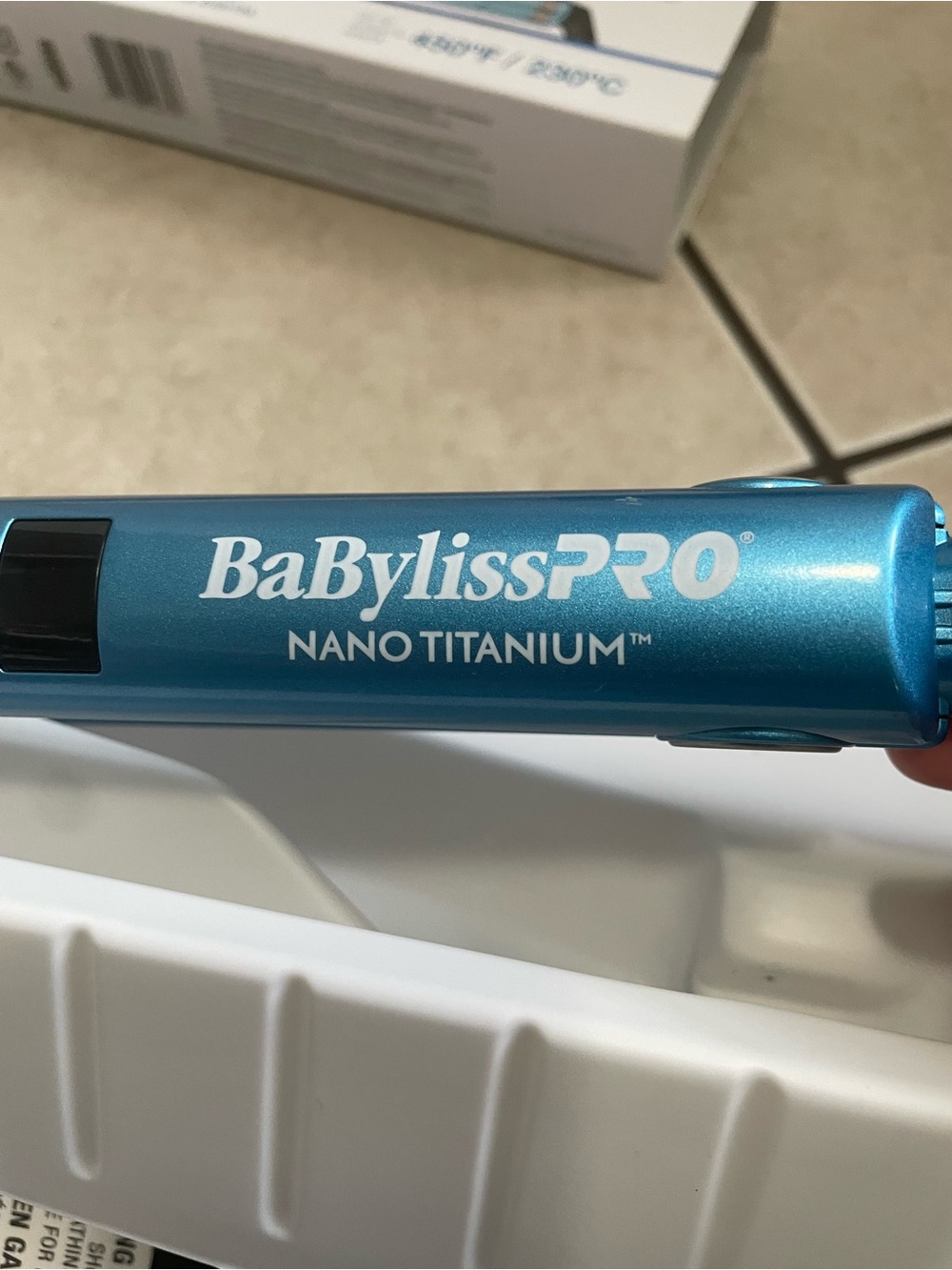 BaByliss Nano Titanium Flat Iron in Teal - Picture 5 of 6